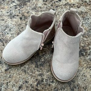 Pink glitter toddler girl boots